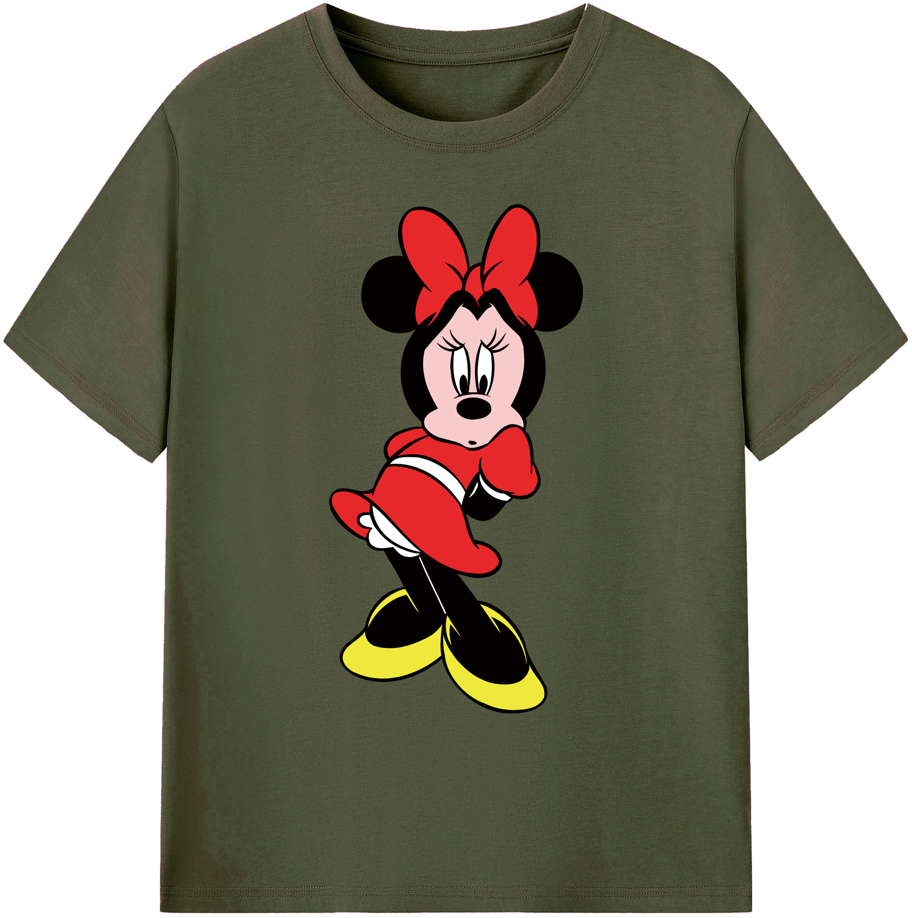 ミッキーマウス Mickey Mouse 綿100％ メンズ半袖Tシャツ｜肌触りやわらか＆通気性